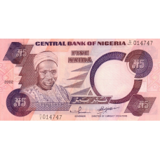 P24g Nigeria - 5 Naira Year 2002